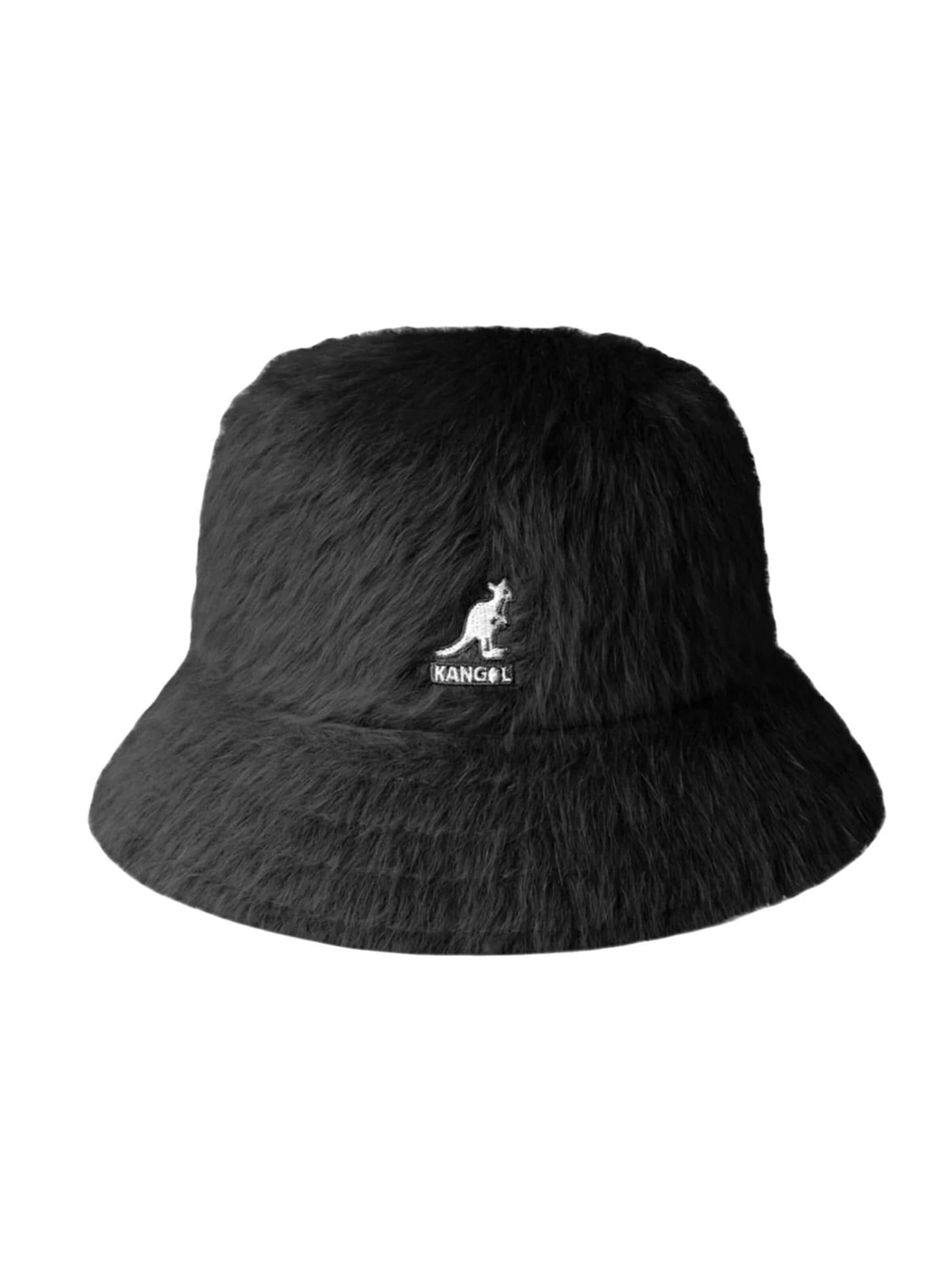 KANGOL Hut 'Furgora Bucket'‌ in Schwarz: Vorderseite