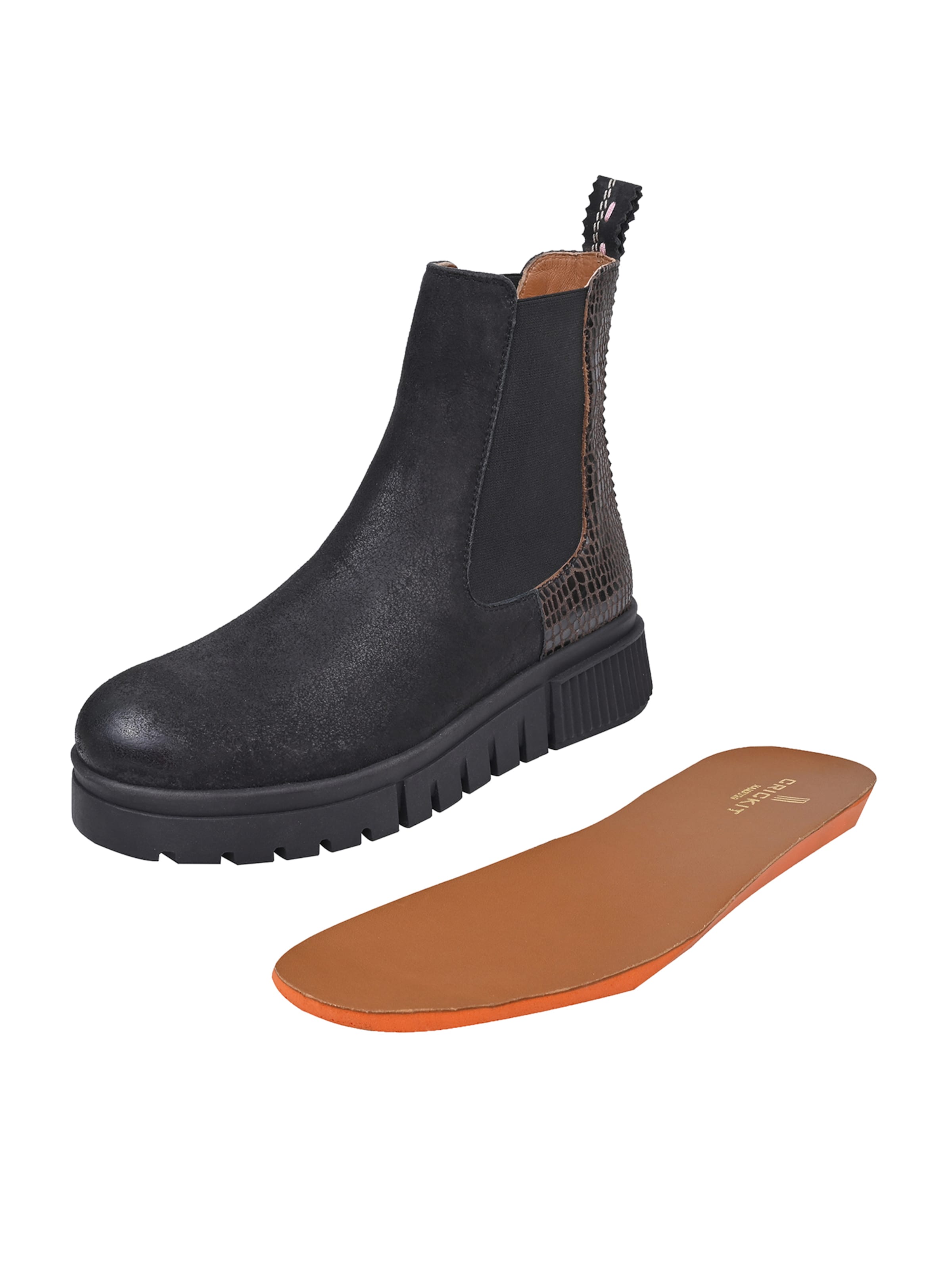 Crickit Chelsea Boot ' NAELLE ' in Braun