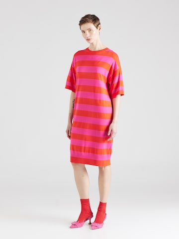 ESPRIT Úpletové šaty – pink: přední strana