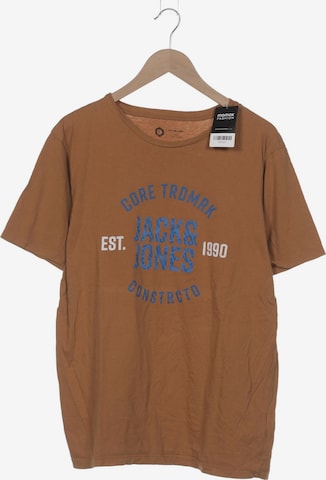 JACK & JONES T-Shirt XXL in Braun: Vorderseite