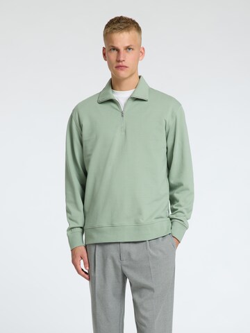 SELECTED Sweatshirt 'SLHBRandom' in Grün: Vorderseite