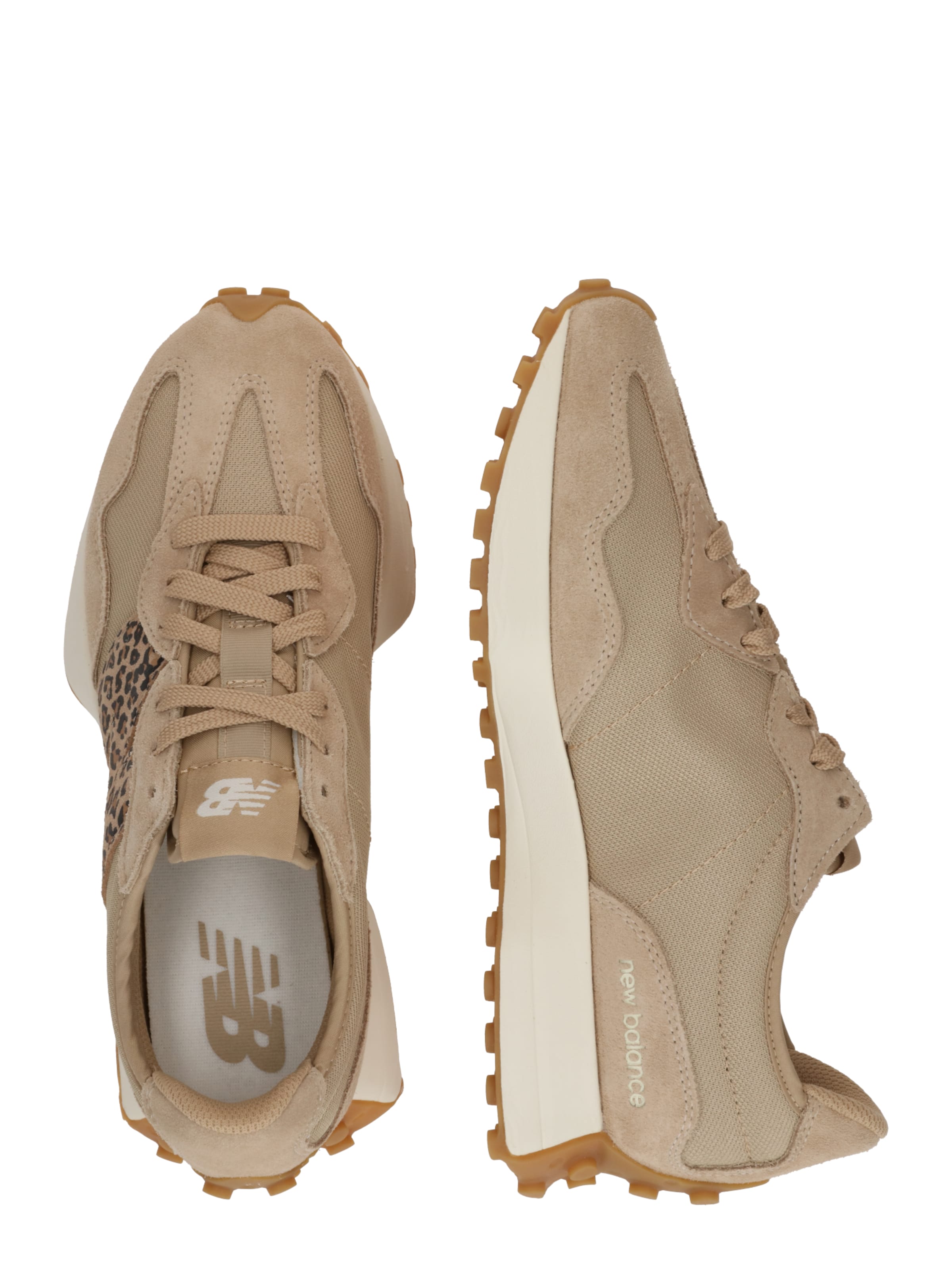 new balance Низкие кроссовки '327' в Бежевый