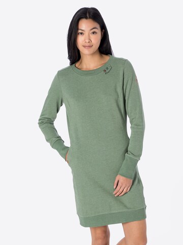 Ragwear Jurk 'MENITA' in Groen: voorkant