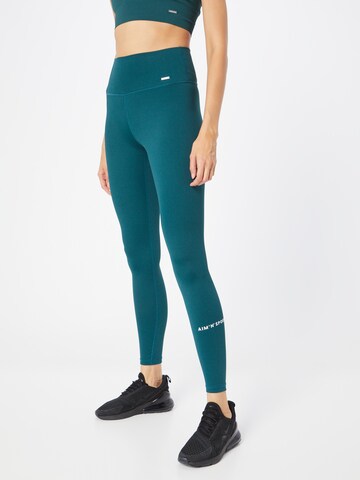 Regular Pantalon de sport aim'n en vert : devant