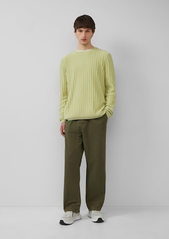 Regular Pantalon QS en vert