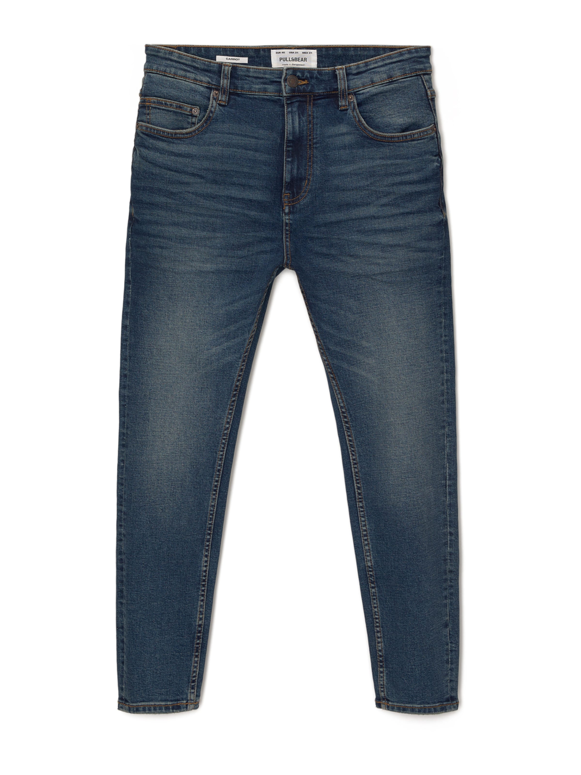 Pull&Bear Jeans in Blauw: voorkant