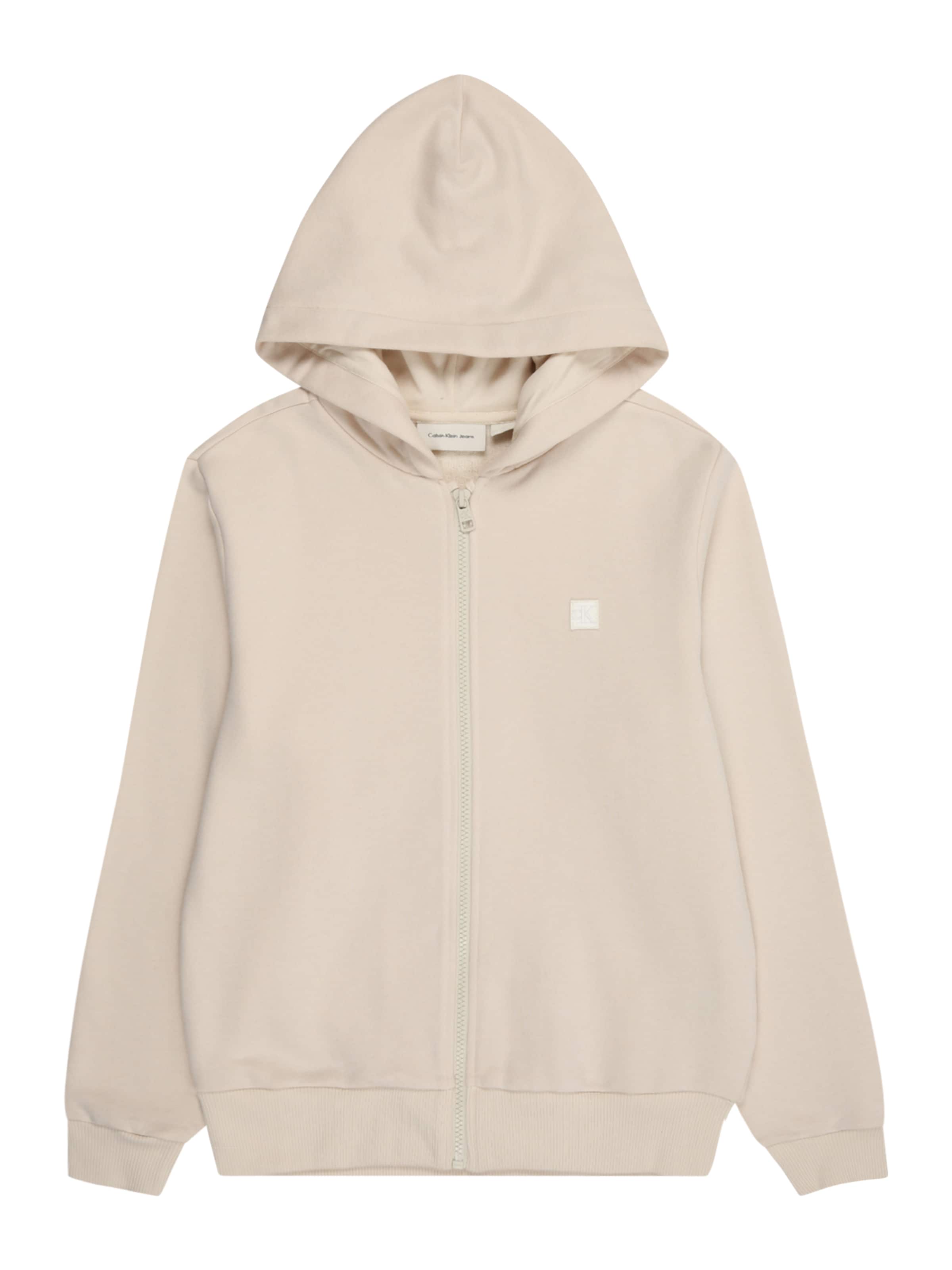 Calvin Klein Jeans Sweatjacke in beige, Produktansicht