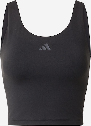 melns ADIDAS PERFORMANCE Sporta topiņš: no priekšpuses