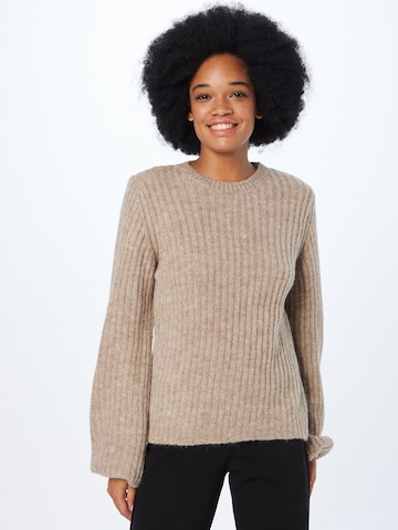 modström Sweater 'Goldie' in Beige: front