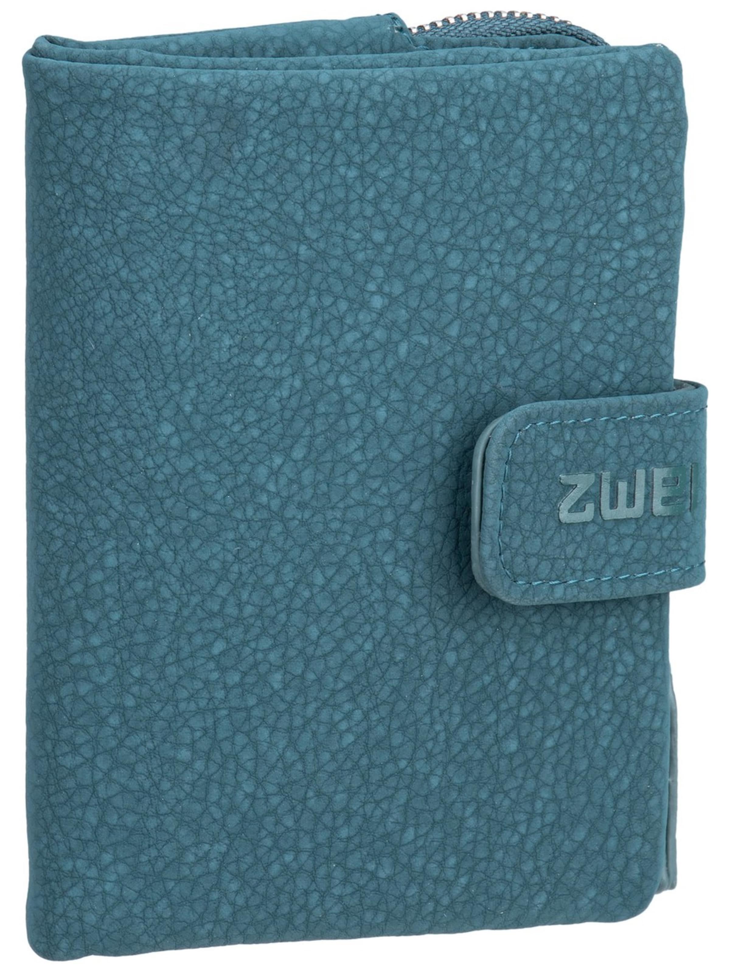 ZWEI Wallet 'Mademoiselle' in Blue: front