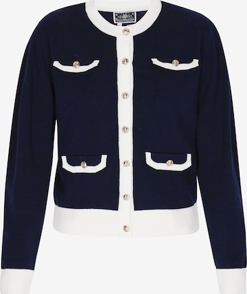 Cardigan DreiMaster Maritim en bleu : devant