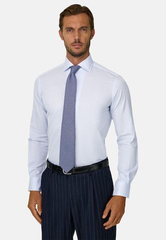 Boggi Milano Overhemd in Blauw: voorkant
