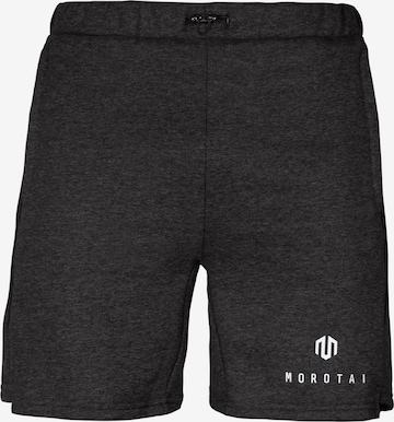 regular Pantaloni sportivi di MOROTAI in grigio: frontale