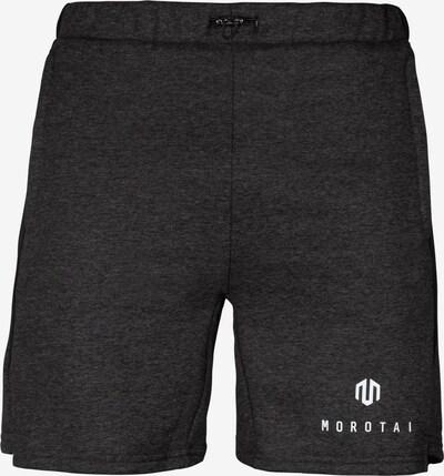 MOROTAI Pantalon de sport en gris foncé / noir / blanc, Vue avec produit