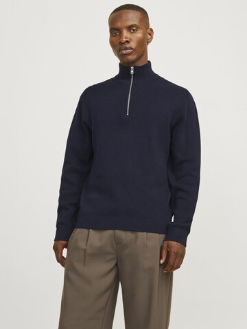 JACK & JONES Sweater 'JPRBLAMILANO' in Blue: front