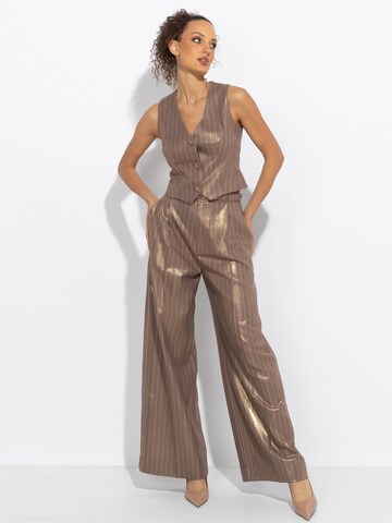 JIORO Suit Vest 'ESSENTIALS' in Beige