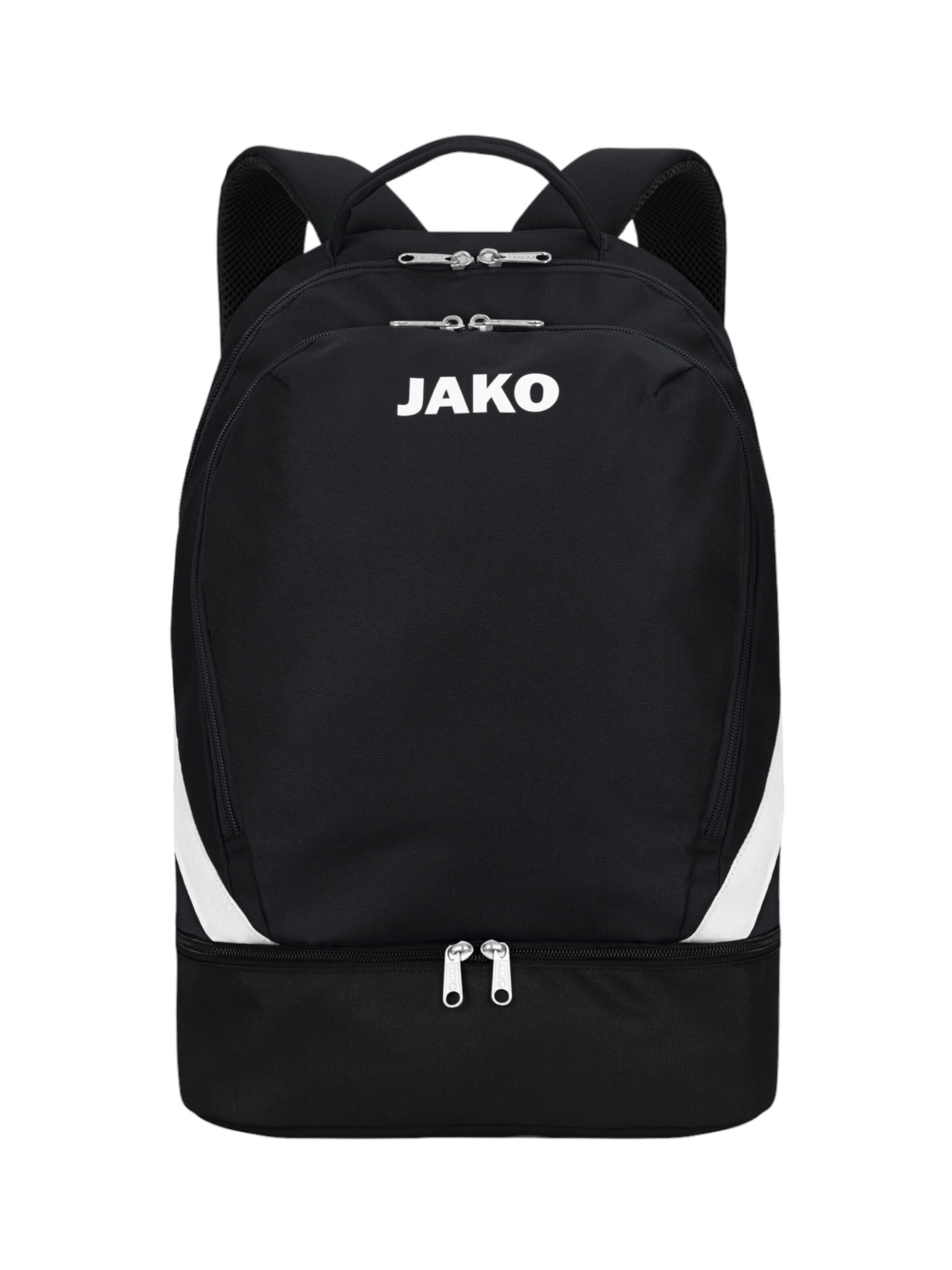 JAKO Sportrucksack in Schwarz: Vorderseite
