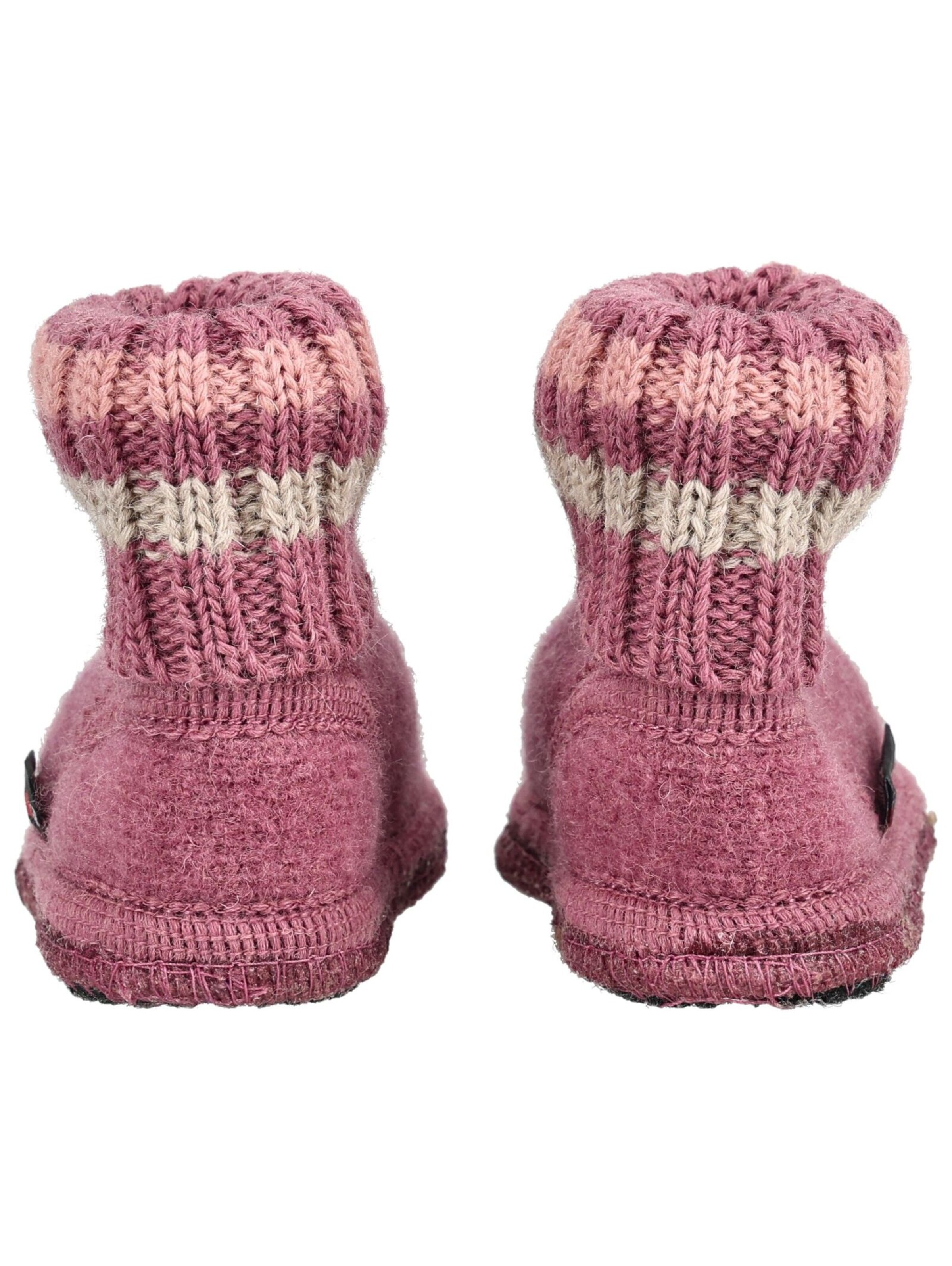 HAFLINGER Hausschuhe in Pink