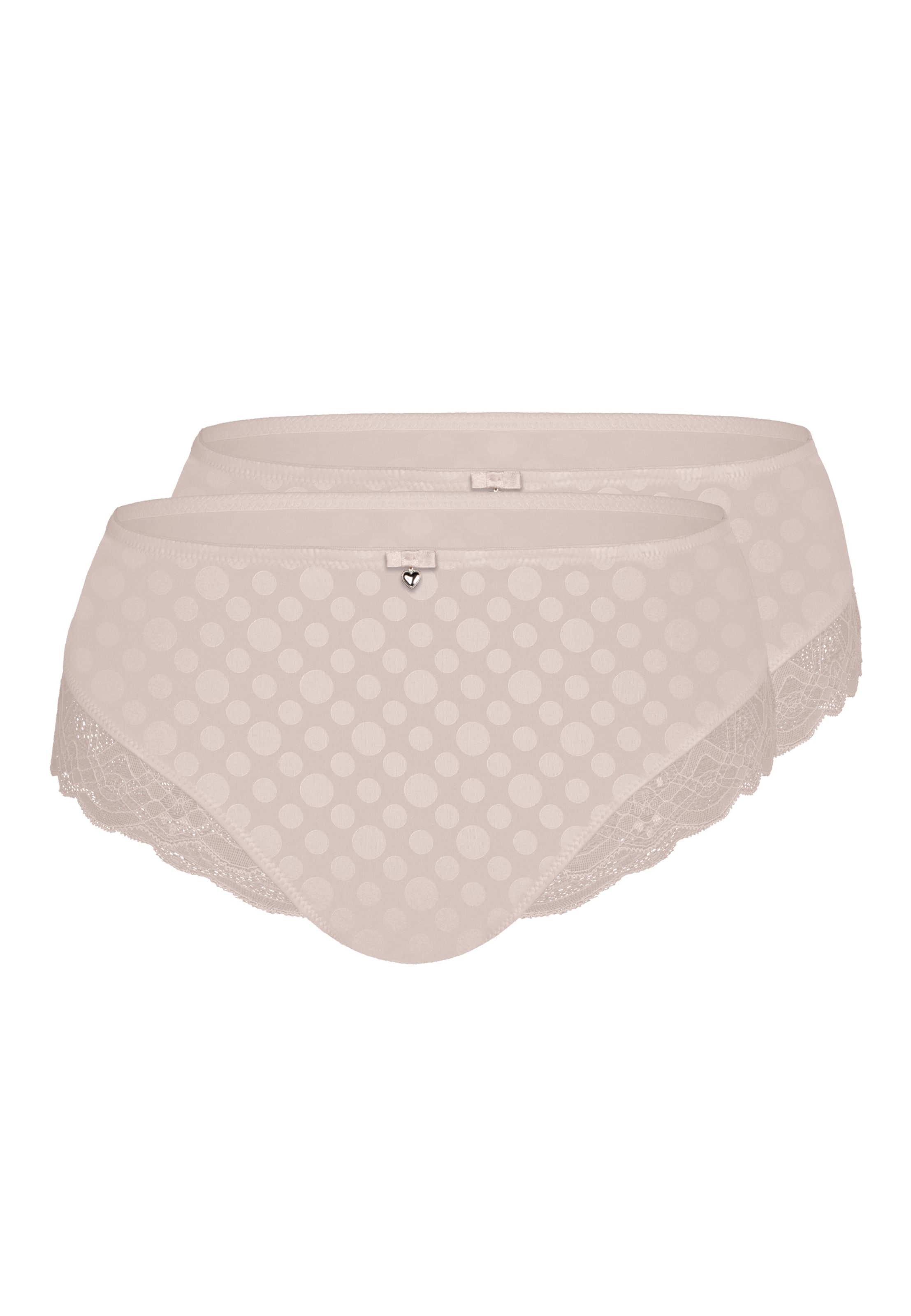 sassa Panty 'Dot & Blossom' in Pink: Vorderseite