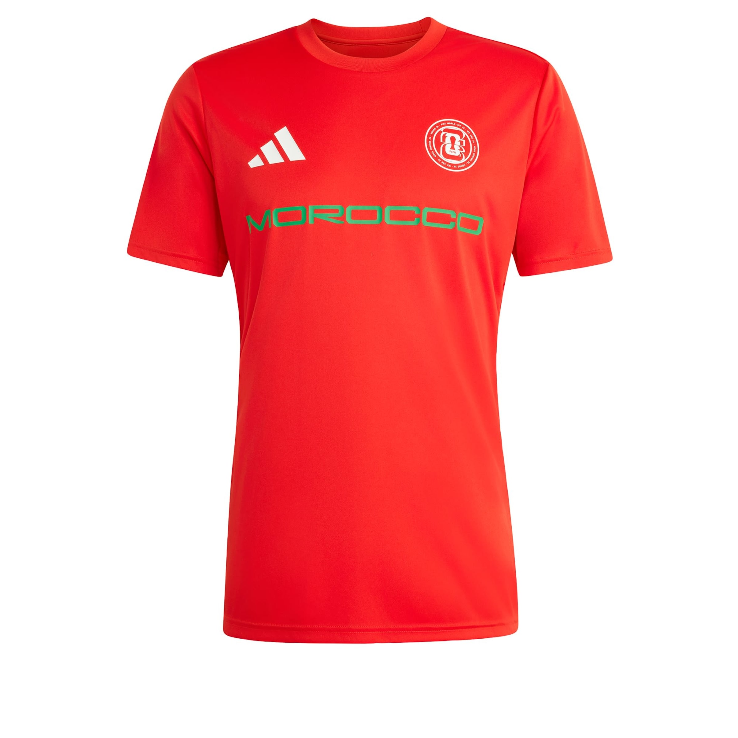 T-Shirt fonctionnel ADIDAS PERFORMANCE en rouge : devant