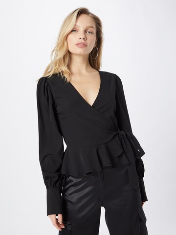 NLY by Nelly Blouse in Zwart: voorkant