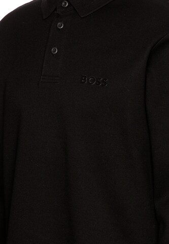 BOSS Shirt 'Plisy Mirror' in Schwarz