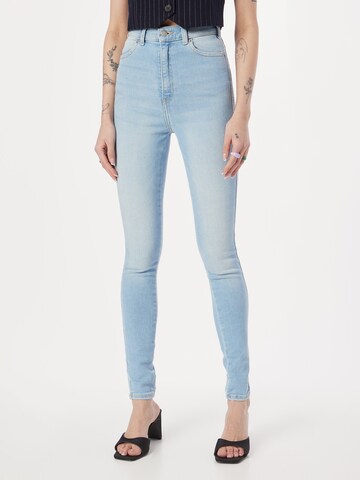 Dr. Denim Skinny Jeans 'Moxy' in Blauw: voorkant