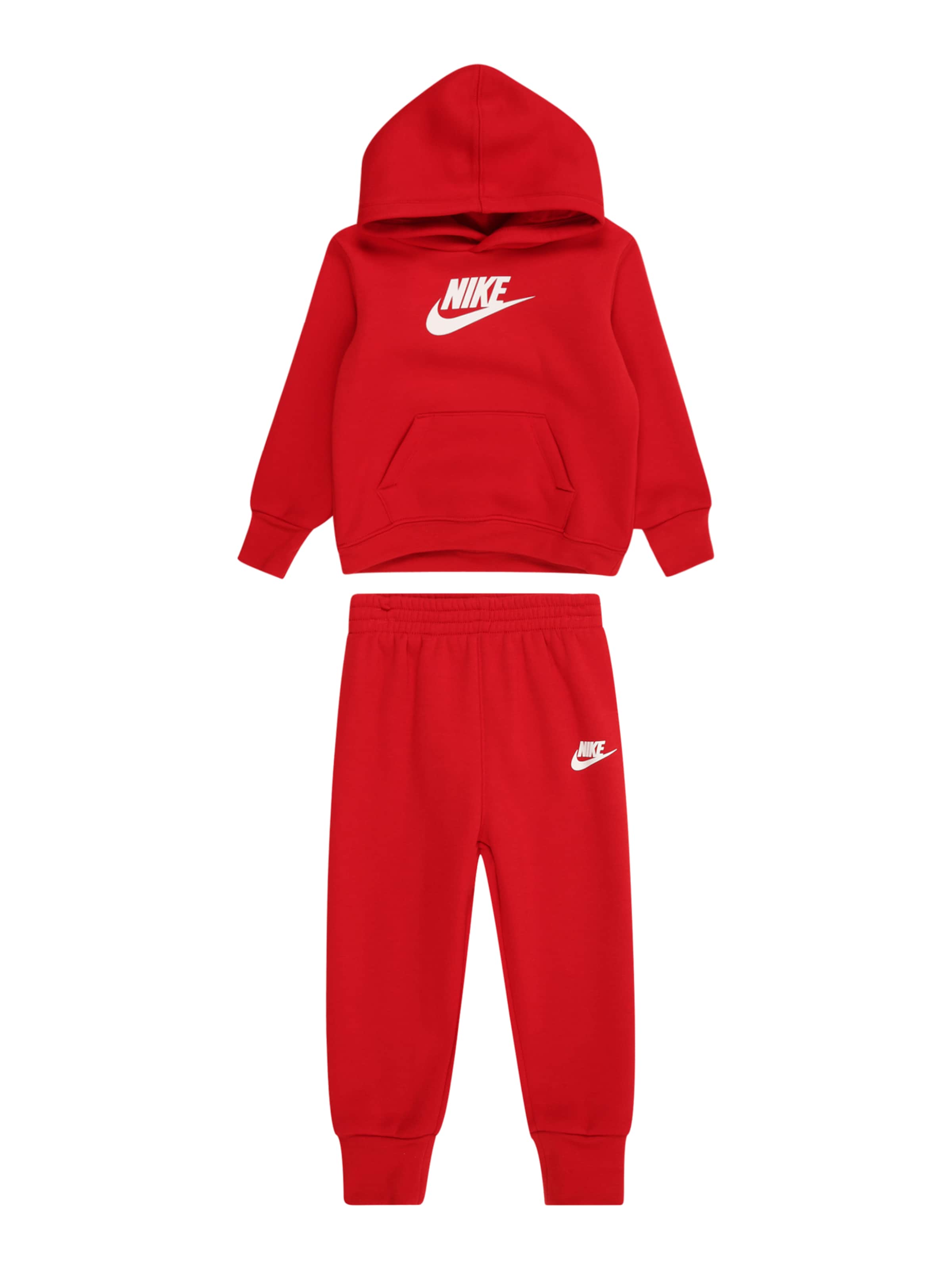 Nike Sportswear Strój do biegania w kolorze czerwony: przód