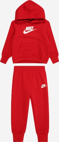 Nike Sportswear Костюм для бега в Красный: спереди