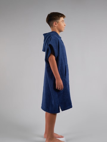 Pacifique Sud Bademantel 'Poncho Surf' in Blau