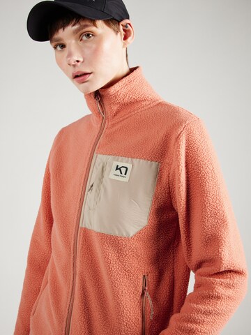 Kari Traa Fleece Jacket 'ROTHE' in Orange