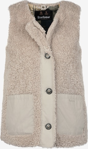 Barbour Vest in Beige: front