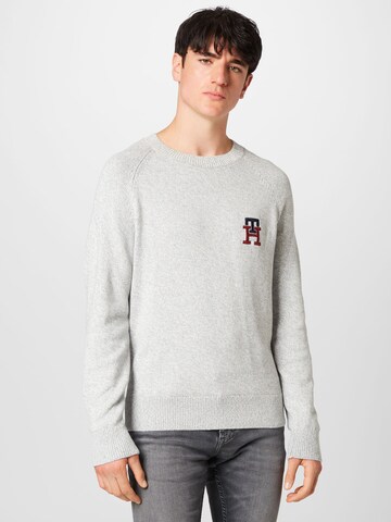 TOMMY HILFIGER Sweter w kolorze szary: przód