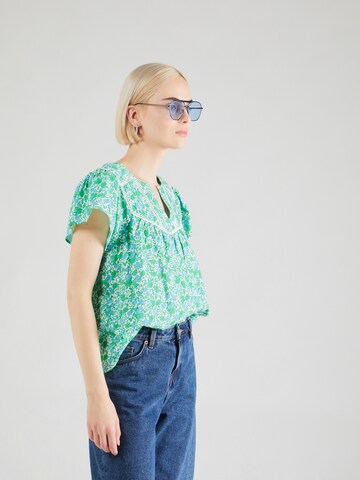 Fabienne Chapot Blouse 'Kristy' in Groen: voorkant