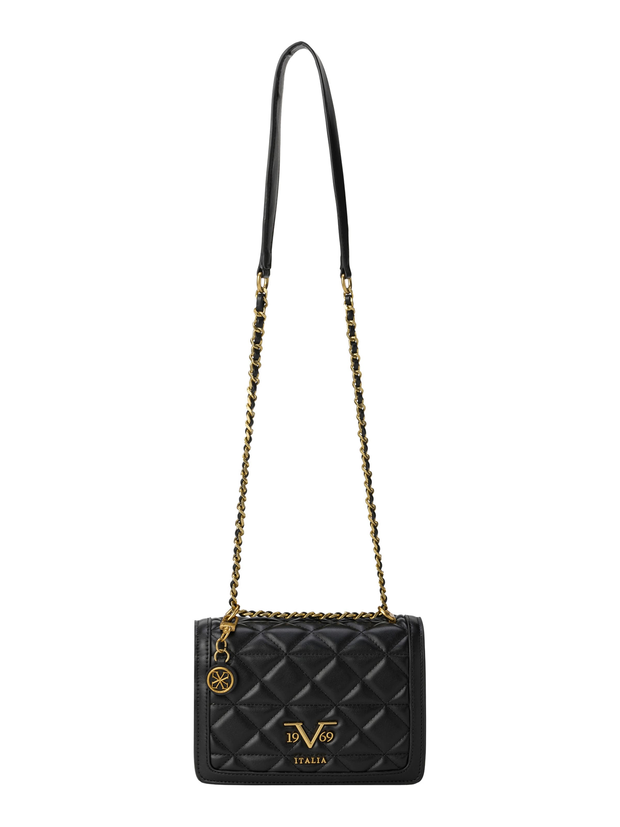 Sac à bandoulière 'Gaby' 19V69 ITALIA en noir : devant