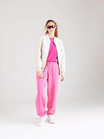 Nike Sportswear - Tapered Calças 'PHOENIX FLEECE' em rosa