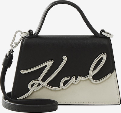 One Size dydžio Rankinė 'K/Signature 2.0' iš Karl Lagerfeld, spalva – juoda / balta, Prekių apžvalga