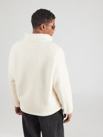 ALPHA INDUSTRIES Fleece Jacket 'Sherpa' in White