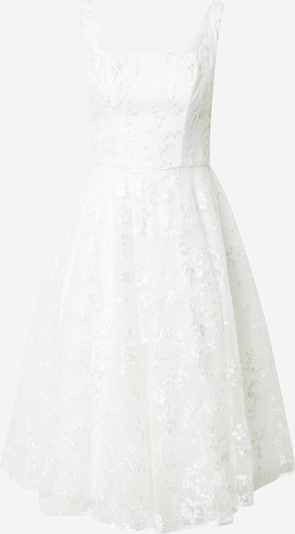 Rochie de cocktail Chi Chi London pe alb, Vizualizare produs