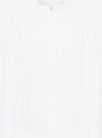 Coupe regular Chemise 'AMIT' MELAWEAR en blanc : devant