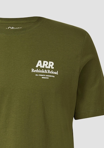 T-Shirt s.Oliver en vert