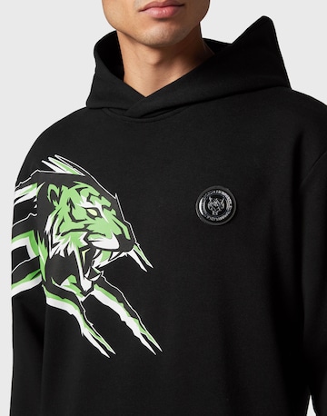 Plein Sport Sweatshirt 'Tiger' in Schwarz