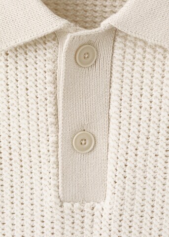 MANGO MAN Poloshirt 'Gang' in Weiß