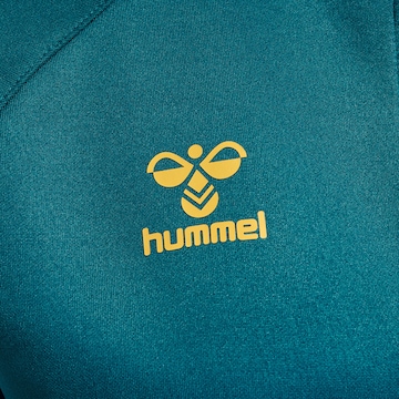 Hummel Athletic Zip-Up Hoodie 'Cima' in Blue