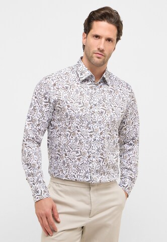 ETERNA Regular fit Business shirt in White: front