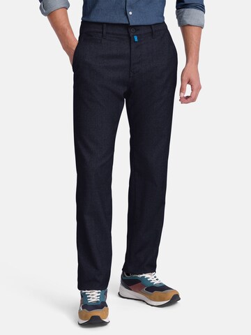 PIERRE CARDIN Regular Chinohose 'Lyon' in Blau: Vorderseite