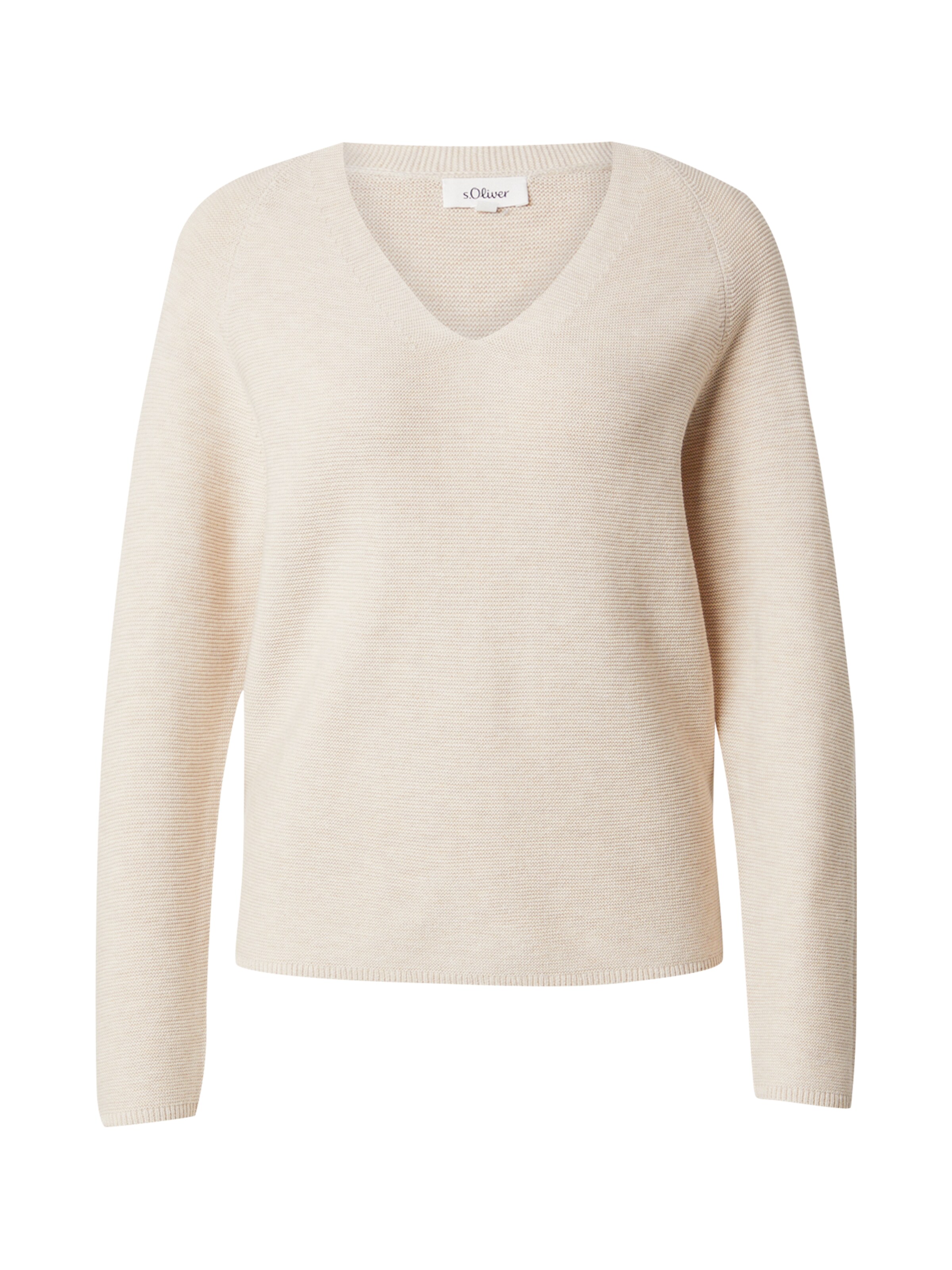 s.Oliver Pullover in Beige: Vorderseite