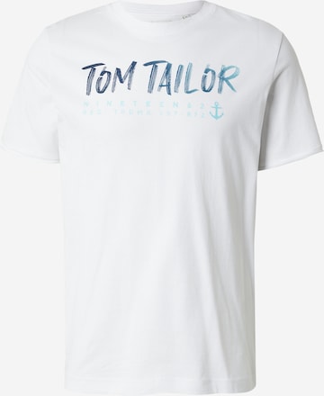 TOM TAILOR Shirt in White: front