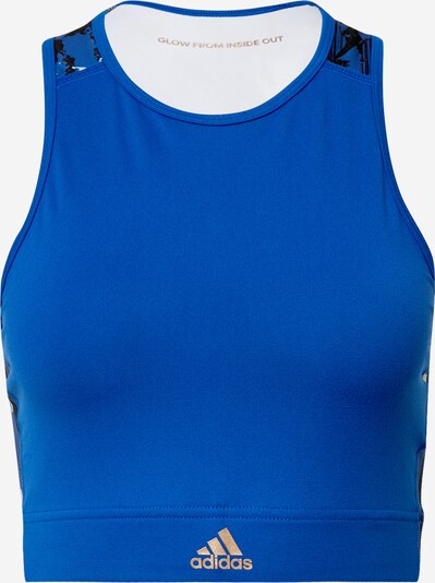 ADIDAS PERFORMANCE Soutien-gorge de sport en bleu nuit / bleu roi, Vue avec produit