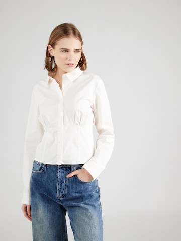 modström - Blusa 'Harrison' en blanco: frente